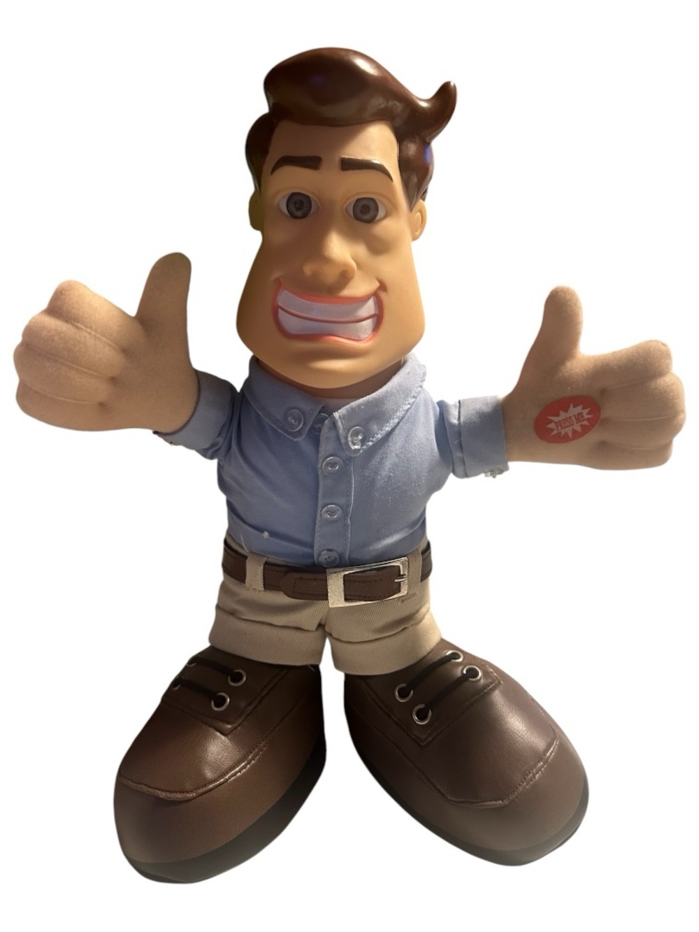 Vintage Talking Plush Figure Collectible Toy 🤎👞